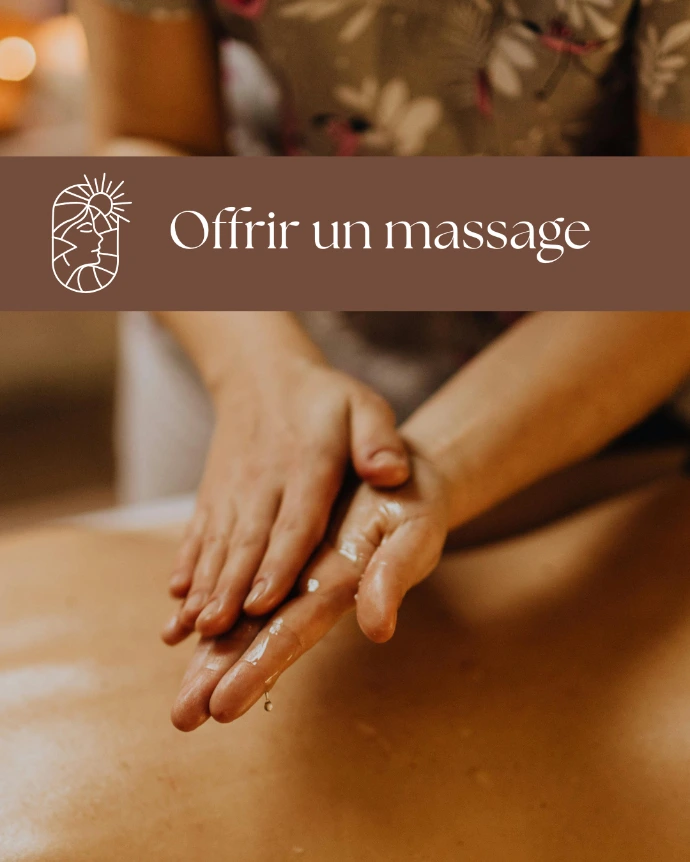 Offrir un massage